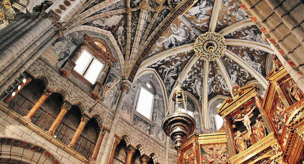 El interior de la catedral de Tarazona